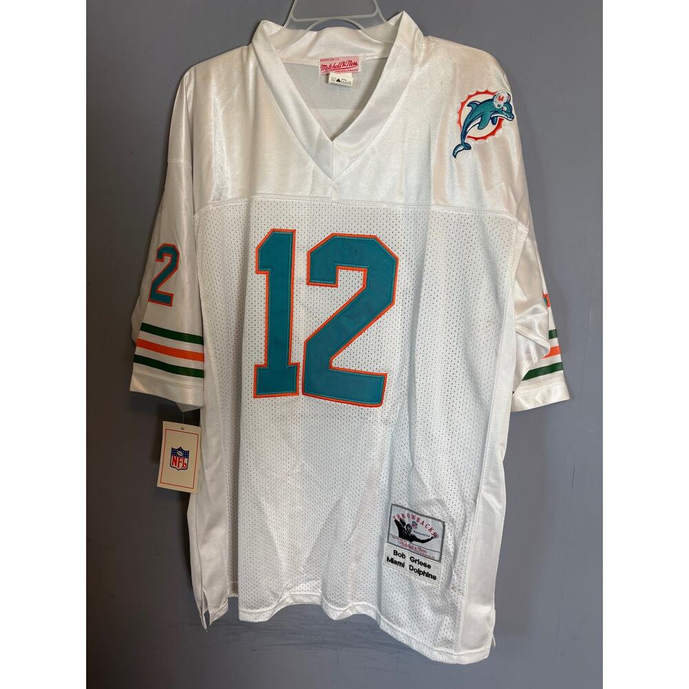 M&N Bob Griese Miami Dolphins Throwback Jersey 1994 Authentic NWT Size 52